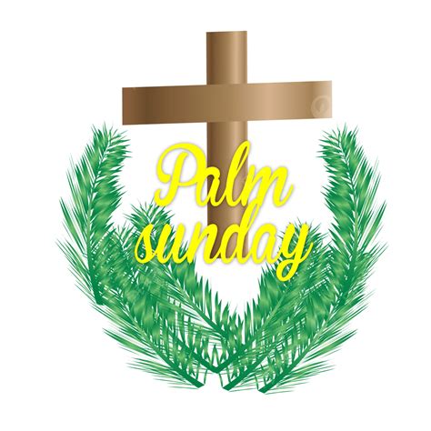 Palm Sunday Vector Hd Png Images Creative Palm Sunday With Natural