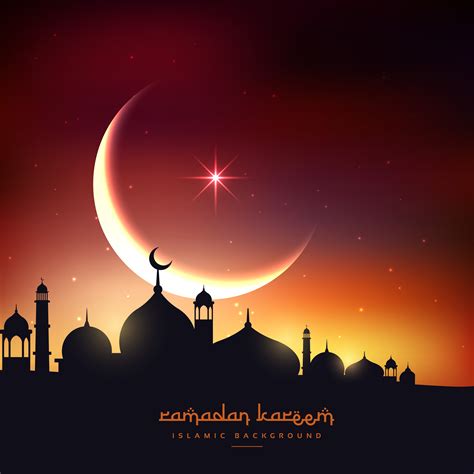 beautiful ramadan kareem background - Descargue Gráficos y Vectores Gratis
