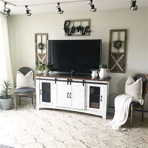 21 Awesome Farmhouse Living Room Tv Stand Design Ideas Ara Home