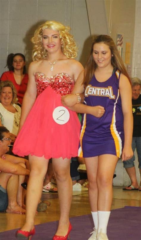 Boy Dressed As Girl For Womanless Beauty Pageant Artofit