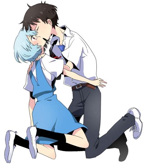 Shinji Kissing Rei Evangelion Personajes Rei Ayanami Neogenesis