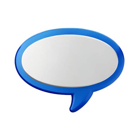 Speech Bubble 3d Icon Illustration 28251988 Png