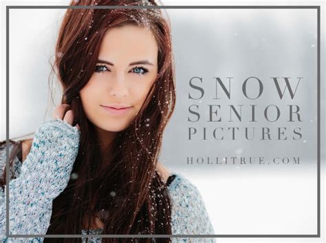 Snow Senior Pictures Mini Session Promo