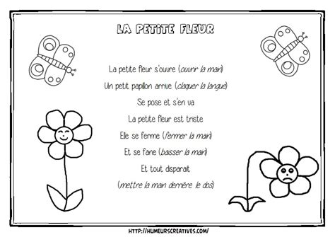 poesie bonjour petite fleur