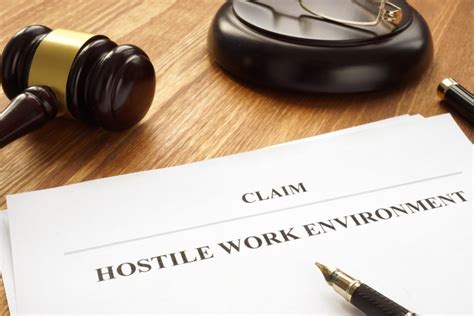 What Behaviors Are Criteria For A Hostile Work Environment