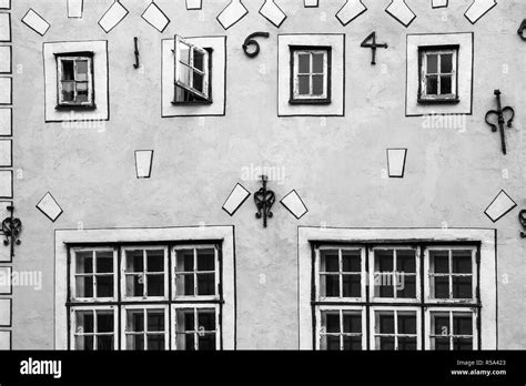 Wall Of Medieval House Three Brothers In Riga Stock Photo Alamy