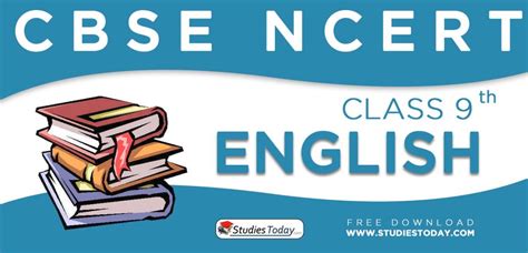 NCERT Book for Class 9 English free pdf download