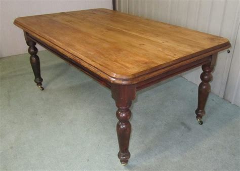 Only genuine antique kitchen tables approved. Good Large Victorian Pine Farmhouse Kitchen Table ...