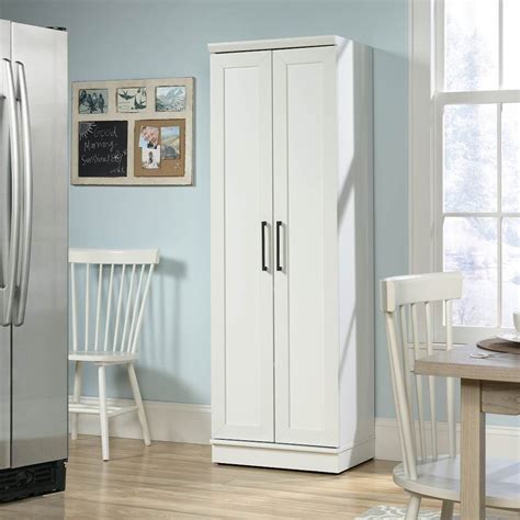 Sauder Homeplus Collection Storage Cabinet Soft White 422425 Best Buy