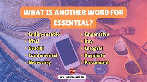 What Is Another Word For Essential Essential Synonyms Antonyms And
