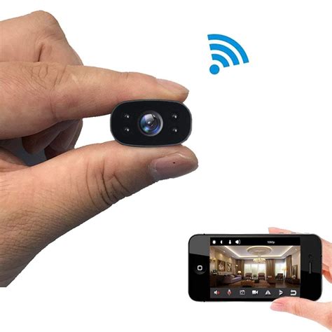 Pnzeo W3 Caméras Espion 1080p Hd Mini Caméra Cachée Wifi Caméra De Surveillance Sans Fil Avec