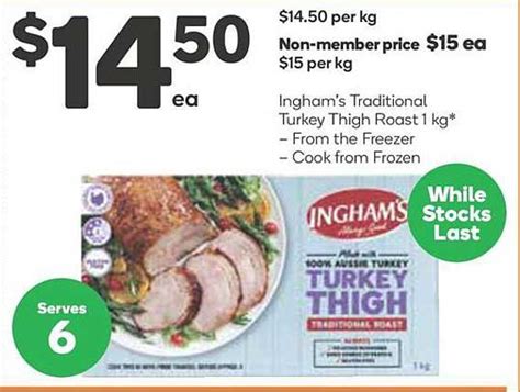Ingham S Tradicional Turkey Thigh Roast From The Freezer Cook From