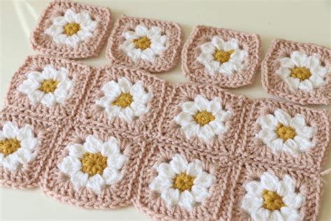 Daisy Granny Square Crochet Tutorial Melanie Ham