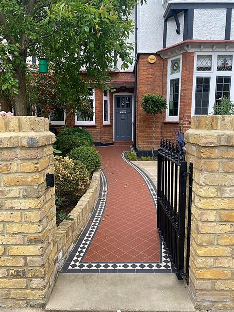 Front Garden Tile Design South West London Idea London Garden Blog