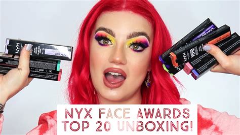 Nyx Face Awards Uk Top 20 Unboxing Youtube