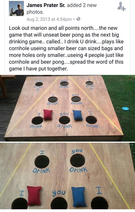 Drinking games for 2 people. For anyone that wants to make the cornhole drinking game ...