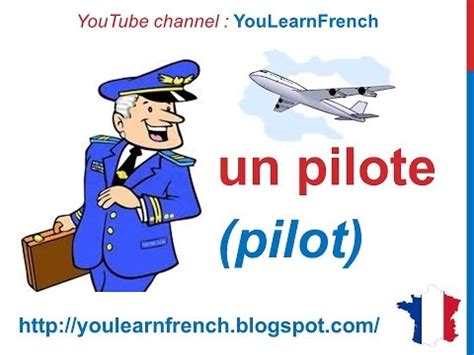 Metiers anglais commençant par la lettre b. French Lesson 103 - Jobs Professions Occupations in French ...