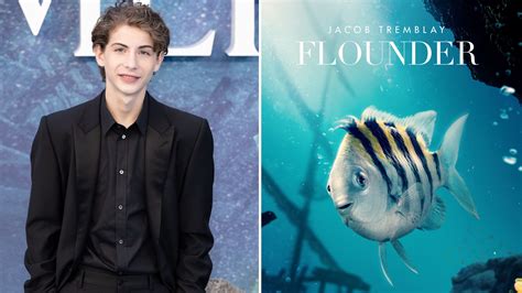 The Little Mermaid Jacob Tremblay Talks Filling Flounders Iconic