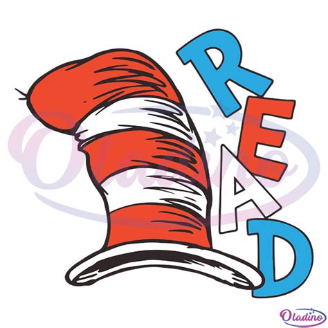 Dr Seuss Read Svg Digital File Reading Day Svg Dr Seuss Svg