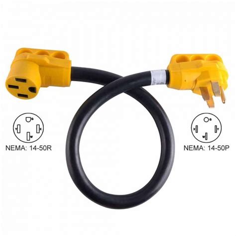 Superior Electric Rva1536 50 50amp Rv Extension Cord Plug With Handle