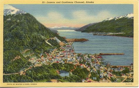 A Photo Of Juneau Alaska From High On A Hill In About 1910 Juneau