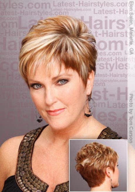 Short Hairstyles For Women Over 50 With Round Faces