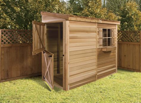 Buy Cedarshed Shed 8 X 4 Ft Bayside Wood Storage Shed Online At