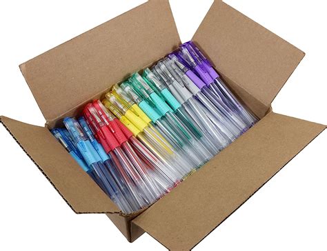 Sargent Art 96 Assorted Glitter Gel Pen Bulk Pack 6 Colors Amazonca