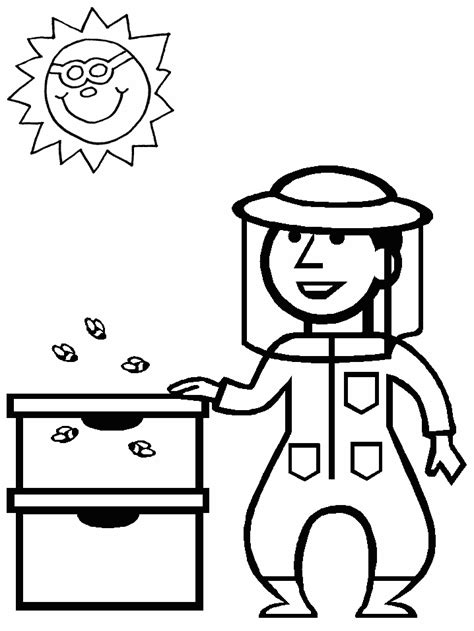 bee hive coloring pages  printable coloring pages