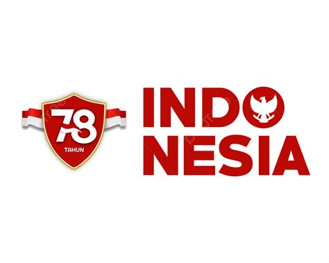 Indonesian Emblem Independence Day Hut Ri Ke Th Official Logo Sexiz Pix