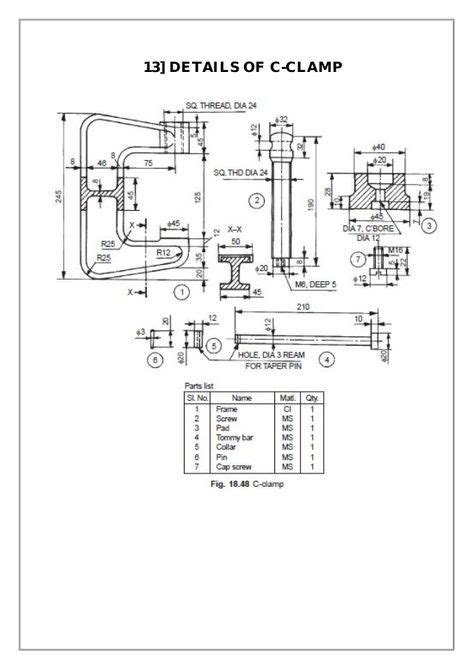 Assembly And Details Machine Drawing Pdf Solidworks Tutorial