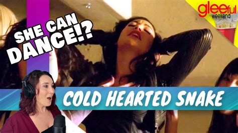 Vocal Coach Reacts Glee Cold Hearted Snake Wow She Was Youtube
