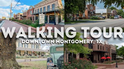 Walking Tour Of Downtown Montgomery Tx Youtube