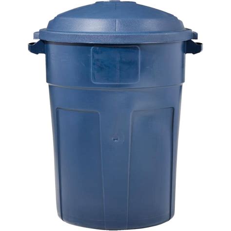 Rubbermaid Blue Roughneck Garbage Can Home Furniture