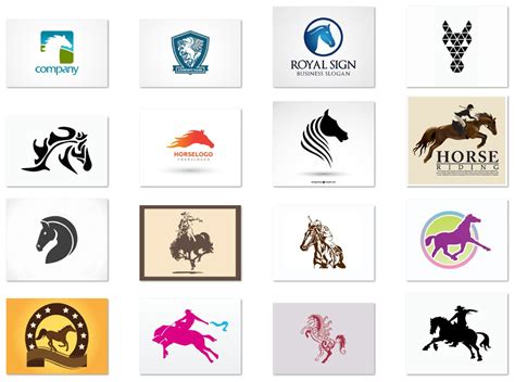 18 Free Vector Horse Logos For Start Ups