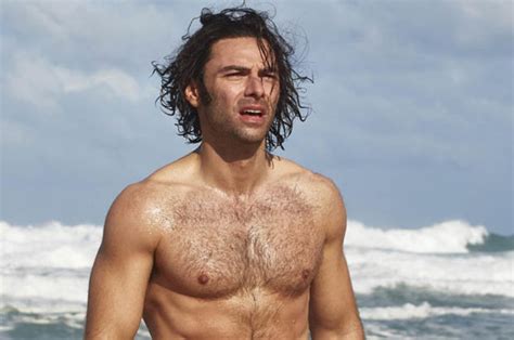 poldark hunk aidan turner admits sexing up that topless scything scene daily star