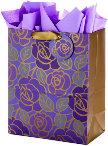 Large T Bag 50 Hallmark Large T Bag With Tissue Paper Purple