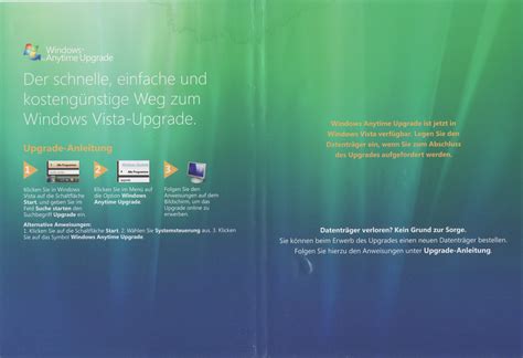 Windows Vista Anytime Upgrade 32bit German Microsoft