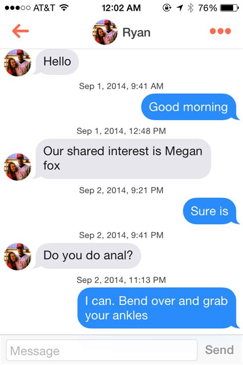 The Very Best Of Women Trolling Tinder Bros About Anal The Daily Dot