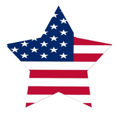 Usa Star American Flag Acrylic Cut Outs Zazzle