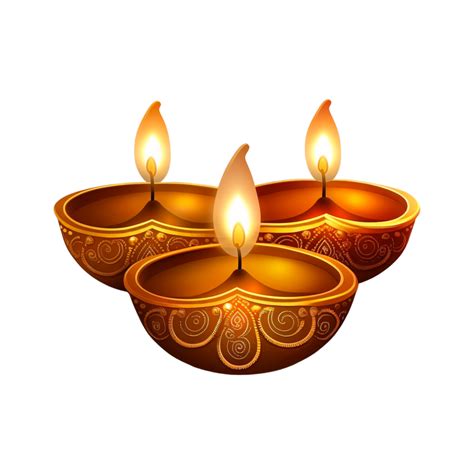 Diwali Diya With Transparent Background 22783256 Png