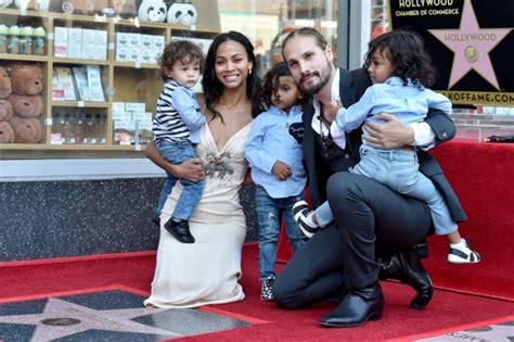 Avengers Zoe Saldana Raising Three Sons In Gender Neutral Environment