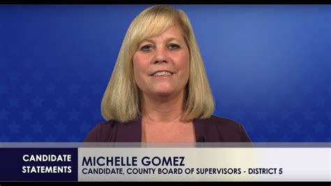 Michelle Gomez Candidate For 5th District Board Of Supervisors Youtube