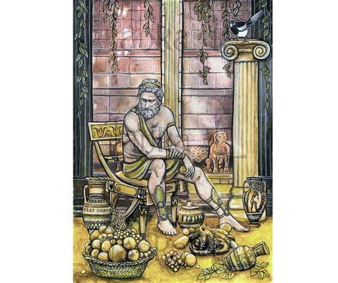 King Midas Original Illustration Greek Mythology Signed Etsy Uk