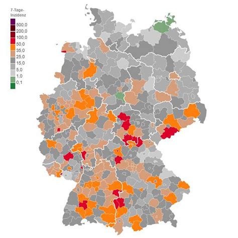 Karte Neuinfektionen Welche Städte Und Kreise Sind Hotspots Radio Rsg