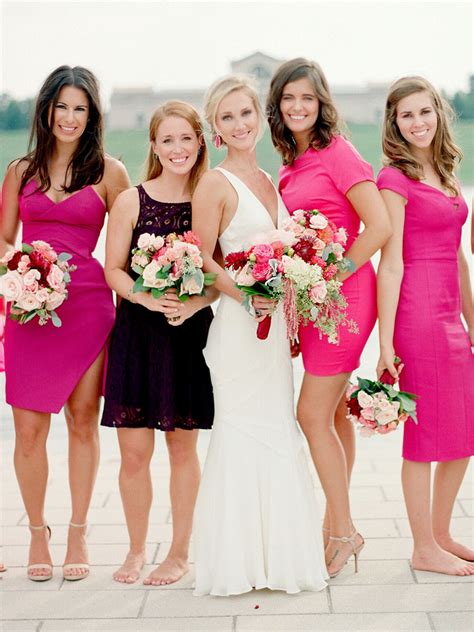 Your Go To Guide For Coordinating Mismatched Bridesmaid Dresses Light