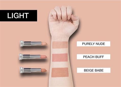 Maybelline Nude Lipsticks For Fair Skin Lipstick For Fair Skin