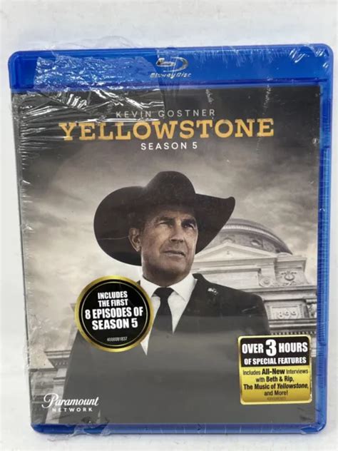 Yellowstone Season 5 Part 1 Blu Ray 2023 4 Disc Kevin Costner 2279