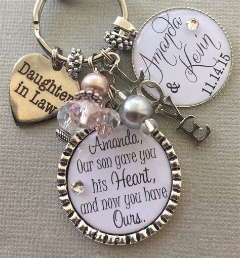 Future Daughter In Law T Wedding Bouquet Charm Giving Etsy
