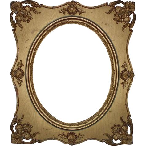19th C Ornate Victorian Picture Frame Gilt Wood And Gesso 16 X 20